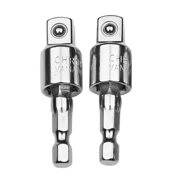 360 Degrees 1/4 3/8 1/2 Lot Electric Wind Wrench Hex Handle For Square Head Sleeve Link Conversion Tool
360 Degrees 1/4 3/8 1/2 Lot Electric Wind Wrench Hex Handle For Square Head Sleeve Link Conversion Tool
