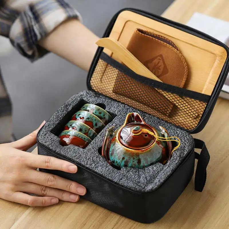 Portable Porcelain Chinese Travel Tea Set Kung Fu Tea Set Teapot 1 Pot 4 Cup Tea Set Chinese Tea Set Teapot Set
Portable Porcelain Chinese Travel Tea Set Kung Fu Tea Set Teapot 1 Pot 4 Cup Tea Set Chinese Tea Set Teapot Set