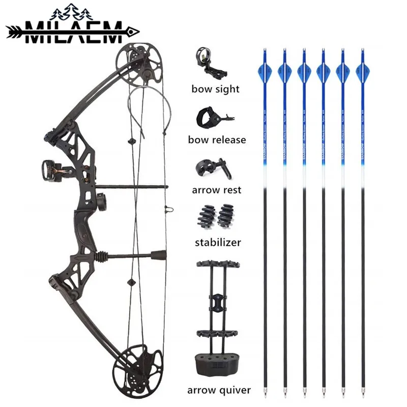 1Set Archery Compound Bow 30-70 lbs Adjustable Powderful Hunting Bow Metal Material with 6 Carbon Arrows kit Archery Accessories
1Set Archery Compound Bow 30-70 lbs Adjustable Powderful Hunting Bow Metal Material with 6 Carbon Arrows kit Archery Accessories