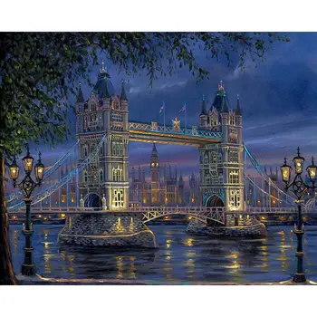 GATYZTORY Night View Painting By Numbers London Bridge DIY Oil Coloring By Numbers Canvas Paint Art Pictures Home Decor
GATYZTORY Night View Painting By Numbers London Bridge DIY Oil Coloring By Numbers Canvas Paint Art Pictures Home Decor