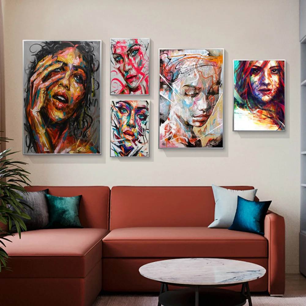 Abstract Watercolour Woman Portrait Posters And Prints Colourful Canvas Painting On Home Decor Wall Art Picture For Living Room
Abstract Watercolour Woman Portrait Posters And Prints Colourful Canvas Painting On Home Decor Wall Art Picture For Living Room