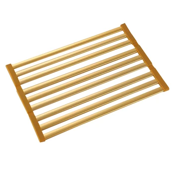 Over Sink Space Aluminum Dish Drying Rack Foldable Kitchen Drainer Strong Roll Up Fruit Vegetable Heat Resistant Storage Holder
Over Sink Space Aluminum Dish Drying Rack Foldable Kitchen Drainer Strong Roll Up Fruit Vegetable Heat Resistant Storage Holder