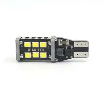 2PCS Car LED Light Canbus W16W T15 2835 15SMD Reversing light turn signal LED Lamp Bulb
2PCS Car LED Light Canbus W16W T15 2835 15SMD Reversing light turn signal LED Lamp Bulb
