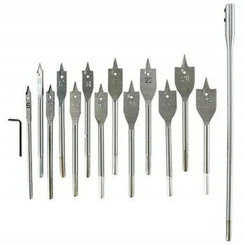15 Pcs Spade Drill Bit Set Paddle Flat Bits With Hex Shank Household Woodworking
15 Pcs Spade Drill Bit Set Paddle Flat Bits With Hex Shank Household Woodworking