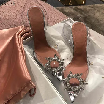 Transparent PVC Sandals Women Pointed Clear Crystal Cup High Heel Stilettos Sexy Pumps Summer Shoes Peep Toe Women Pumps Size 43
Transparent PVC Sandals Women Pointed Clear Crystal Cup High Heel Stilettos Sexy Pumps Summer Shoes Peep Toe Women Pumps Size 43