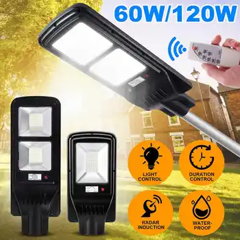 60W 120W LED Solar Street Lamp with Timer Remote Control PIR Radar Sensor Waterproof IP65 for Outdoor Garden and Villas Lighting
60W 120W LED Solar Street Lamp with Timer Remote Control PIR Radar Sensor Waterproof IP65 for Outdoor Garden and Villas Lighting