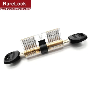 Rarelock Transparent Door Lock View of Both End Practice 7 Pin Pick Training Door Lock Skill Key Pick Set For Beginner MMS278 ff
Rarelock Transparent Door Lock View of Both End Practice 7 Pin Pick Training Door Lock Skill Key Pick Set For Beginner MMS278 ff