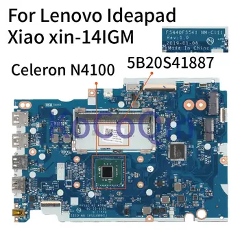 KoCoQin Laptop motherboard For Lenovo Ideapad Xiao xin-14IGM Celeron N4100 5B20S41887 Mainboard NM-C111 SR3S0 DDR4
KoCoQin Laptop motherboard For Lenovo Ideapad Xiao xin-14IGM Celeron N4100 5B20S41887 Mainboard NM-C111 SR3S0 DDR4