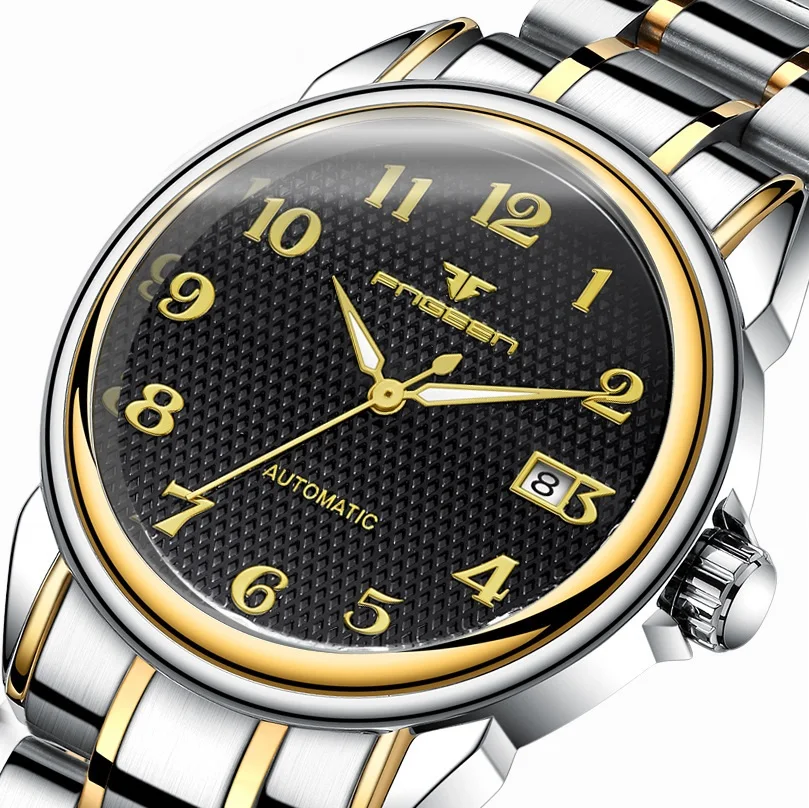 Men's Mechanical Watch Old Man Retro Luminous Digital Scale Dial Steel Band Automatic Mechanical Calendar Watches Waterproof Men
Men's Mechanical Watch Old Man Retro Luminous Digital Scale Dial Steel Band Automatic Mechanical Calendar Watches Waterproof Men
