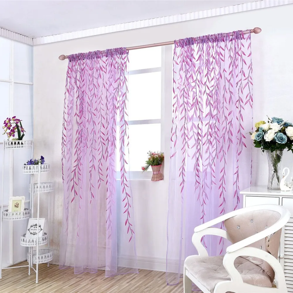 Elegant Window Screening Curtain Window Screening Products Purple Tulle Curtain Romantic Type for Living Room Bedroom Kitchen
Elegant Window Screening Curtain Window Screening Products Purple Tulle Curtain Romantic Type for Living Room Bedroom Kitchen