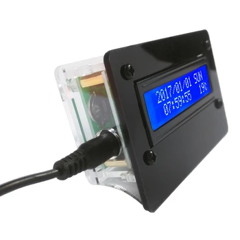 New LCD DIY Digital Clock Kit 1602 with Acrylic Case Time Temperature Date Week Display 3-channel Alarm Clock
New LCD DIY Digital Clock Kit 1602 with Acrylic Case Time Temperature Date Week Display 3-channel Alarm Clock