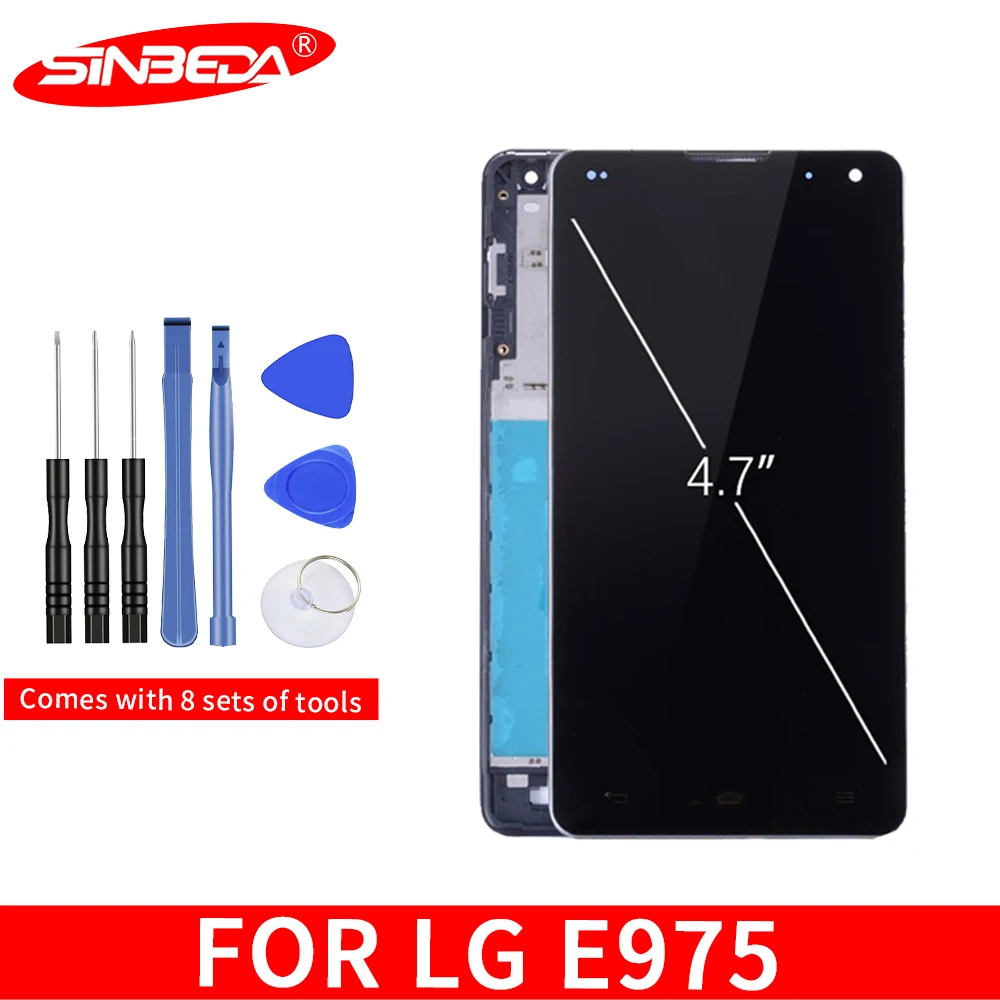Sinbeda 4.7"For LG E975 LCD Display Touch Screen with Frame Digitizer Replacement For LG E975 Display LS970 F180 E971 E973 LCD#
Sinbeda 4.7"For LG E975 LCD Display Touch Screen with Frame Digitizer Replacement For LG E975 Display LS970 F180 E971 E973 LCD#