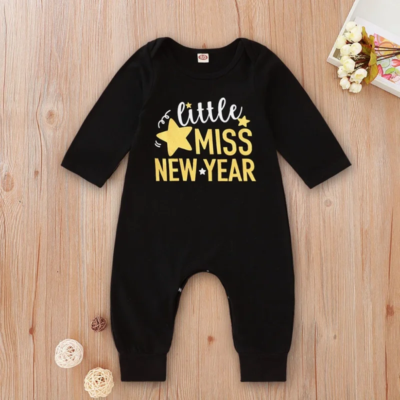 Baby Girl Clothes Little New Year Romper Letter Printed Long Sleeve Cotton Romper Kids Jumpsuit Playsuit Outfits
Baby Girl Clothes Little New Year Romper Letter Printed Long Sleeve Cotton Romper Kids Jumpsuit Playsuit Outfits