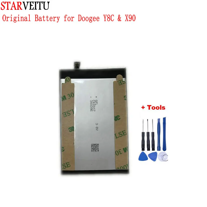 Starveitu Battery for Doogee X90 Y8C Mobile Phone Spare Parts Rechargeable Li-Ion Batteries & Repair Tools
Starveitu Battery for Doogee X90 Y8C Mobile Phone Spare Parts Rechargeable Li-Ion Batteries & Repair Tools