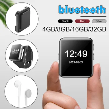 Mini Clip MP3 Player bluetooth with 1.54 Inch Touch Screen Portable MP3 Music Player HiFi Metal Audio Player with FM for Running
Mini Clip MP3 Player bluetooth with 1.54 Inch Touch Screen Portable MP3 Music Player HiFi Metal Audio Player with FM for Running