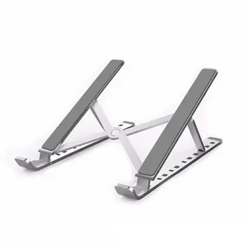 Silver Adjustable Height Laptop Stand Foldable Aluminum Notebook Holder Desktop Stand for Tablets PC Computer
Silver Adjustable Height Laptop Stand Foldable Aluminum Notebook Holder Desktop Stand for Tablets PC Computer