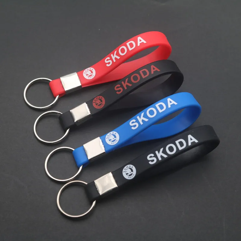 Фото Силиконовый брелок для ключей Skoda Octavia Fabia Rapid Yeti Superb A5 A7 A2 | Автомобили и мотоциклы