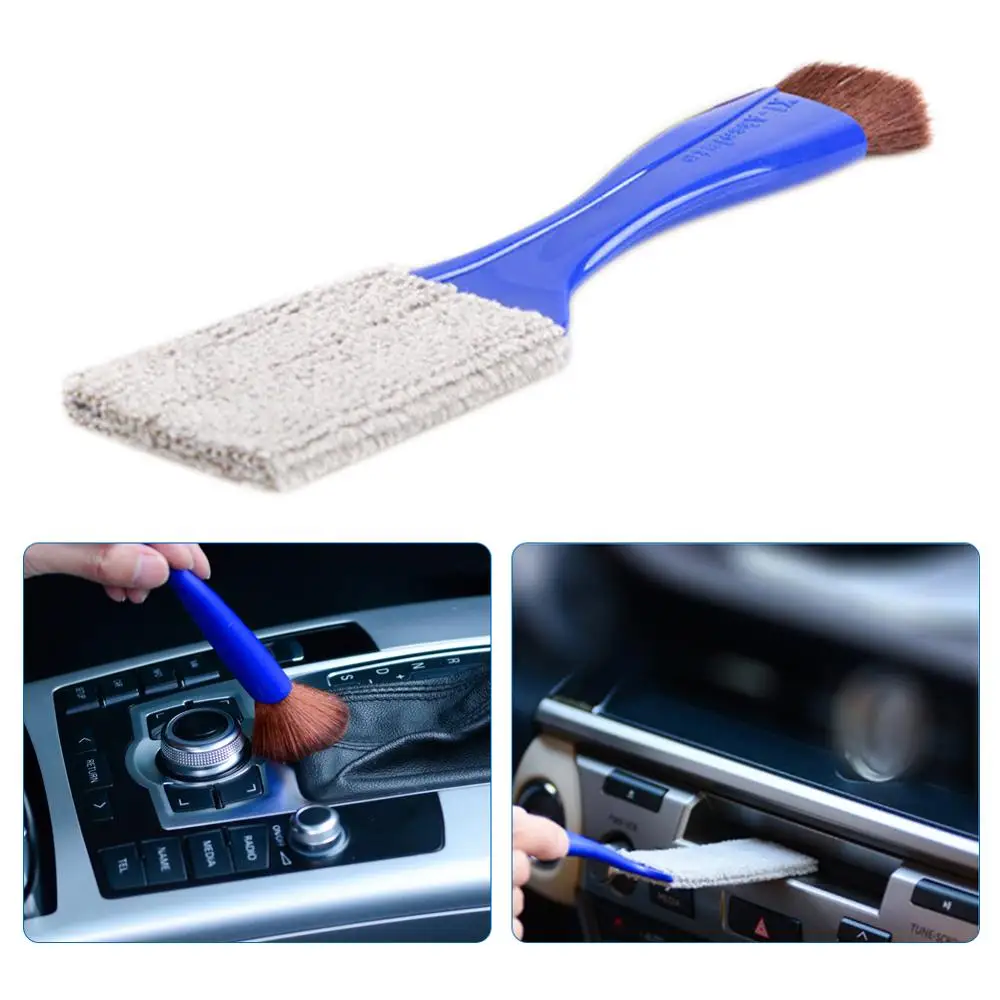 Car Air Conditioning Cleaning Brush for Automobile Interior Panel Detailing Dust Clean Tool Keyboard Double-side Brushes & Cloth
Car Air Conditioning Cleaning Brush for Automobile Interior Panel Detailing Dust Clean Tool Keyboard Double-side Brushes & Cloth