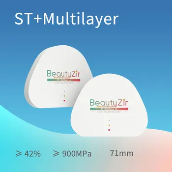 ST+ML 7125mm super high translucency multilayer zirconia block Amann Girrbach A1-D4 zirconia dental
ST+ML 7125mm super high translucency multilayer zirconia block Amann Girrbach A1-D4 zirconia dental