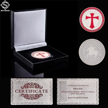Masonic Freemason Mason Exchange Red Knights Templar Crusaders Commemorative Silver Coin W/ Box
Masonic Freemason Mason Exchange Red Knights Templar Crusaders Commemorative Silver Coin W/ Box