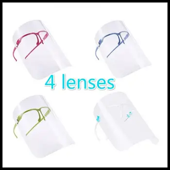 4 Lenses Anti Face Shield Splash Transparent Plastic Full Face Mask Safety Sports Riding Face Visor Droplet Safety Face Cover
4 Lenses Anti Face Shield Splash Transparent Plastic Full Face Mask Safety Sports Riding Face Visor Droplet Safety Face Cover
