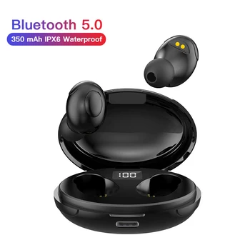 T5 Bluetooth Headset 5.0 LED Digital Display Charging Compartment TWS Wireless Headset Dual Earbuds Bass Sound Wireless Earphone
T5 Bluetooth Headset 5.0 LED Digital Display Charging Compartment TWS Wireless Headset Dual Earbuds Bass Sound Wireless Earphone
