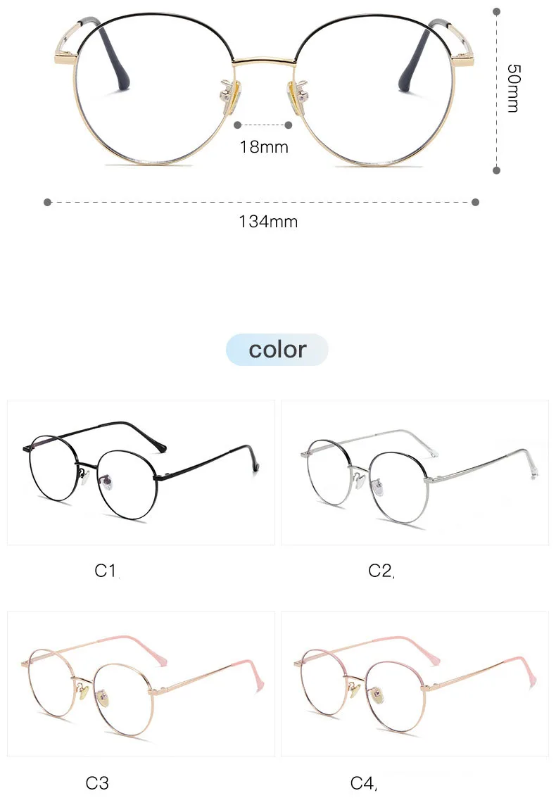 Owalne okulary korekcyjne z antyrefleksem – delikatne, metalowe cienkie ramki 14 H27a178a2e9e94f9f96c0341ac12609112