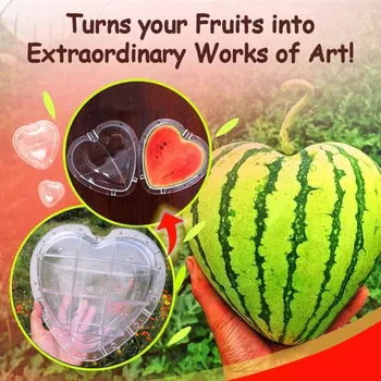 Shaping Vegetables Clear Professional Pressure Resistance Tool Plant Heart Shaped Growth Forming Watermelon Cucumber Mold Z0702
Shaping Vegetables Clear Professional Pressure Resistance Tool Plant Heart Shaped Growth Forming Watermelon Cucumber Mold Z0702
