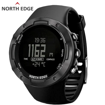 

NORTH EDGE Men's Sport Digital Watch Hours Running Swimming Sports Watches Altimeter Barometer Compass Thermometer Weather