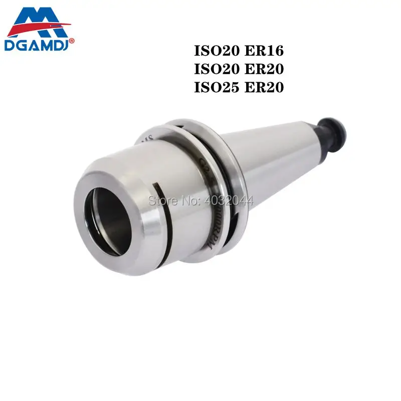 DGAMDJ precision 0.001 high speed toolholder ISO20 ER20 ER16/ISO25 ER20 Collet Chuck Balance G2.5/ 30,000RPM ISO Spindle holder
DGAMDJ precision 0.001 high speed toolholder ISO20 ER20 ER16/ISO25 ER20 Collet Chuck Balance G2.5/ 30,000RPM ISO Spindle holder