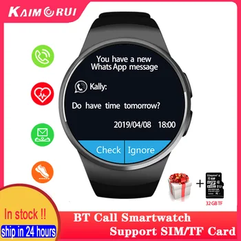 KKW18 Smart Watch Men Heart Rate Pedometer Bluetooth Sports Smart Watches SIM Answer Call TF Smart Phone Watch for Android IOS
KKW18 Smart Watch Men Heart Rate Pedometer Bluetooth Sports Smart Watches SIM Answer Call TF Smart Phone Watch for Android IOS