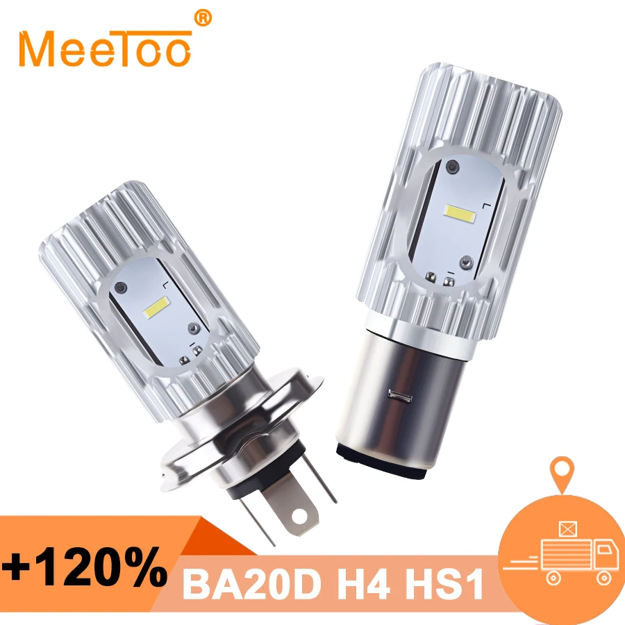 H4 Led Ba20d Motorcycle Headlight Bulbs Led H4 HS1 Ba20d Headlamps 12V 6500k Hi/lo 4800lm Motor Lights for Scooter Vespa Honda
H4 Led Ba20d Motorcycle Headlight Bulbs Led H4 HS1 Ba20d Headlamps 12V 6500k Hi/lo 4800lm Motor Lights for Scooter Vespa Honda