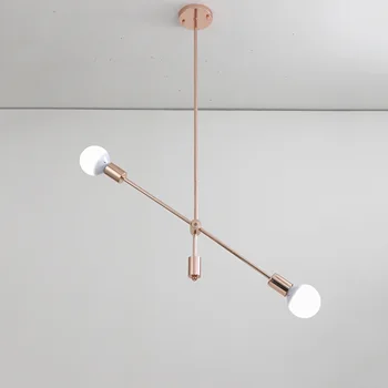 Tube Lighting Simple Design Chandelier 2 Bulbs Europe Style Rose Gold Color Brass Pendant Light kitchen chandelier
Tube Lighting Simple Design Chandelier 2 Bulbs Europe Style Rose Gold Color Brass Pendant Light kitchen chandelier