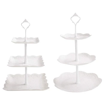 2 Set 3-Tier White Dessert Cake Stand,Pastry Stand Small Cupcake Stand Cookie Tray Rack Candy Buffet Set Up Fruit Plate and Tray
2 Set 3-Tier White Dessert Cake Stand,Pastry Stand Small Cupcake Stand Cookie Tray Rack Candy Buffet Set Up Fruit Plate and Tray