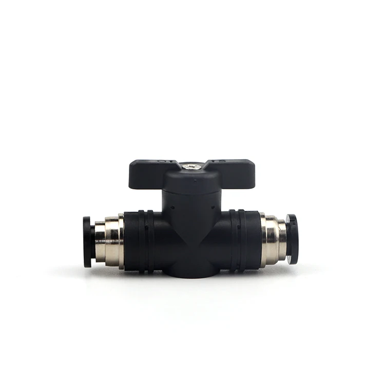 Pneumatic joint valve switch PU trachea quick joint hand valve buc8-4/6/10/12mm manual ball current-limiting hand rotary valve
Pneumatic joint valve switch PU trachea quick joint hand valve buc8-4/6/10/12mm manual ball current-limiting hand rotary valve
