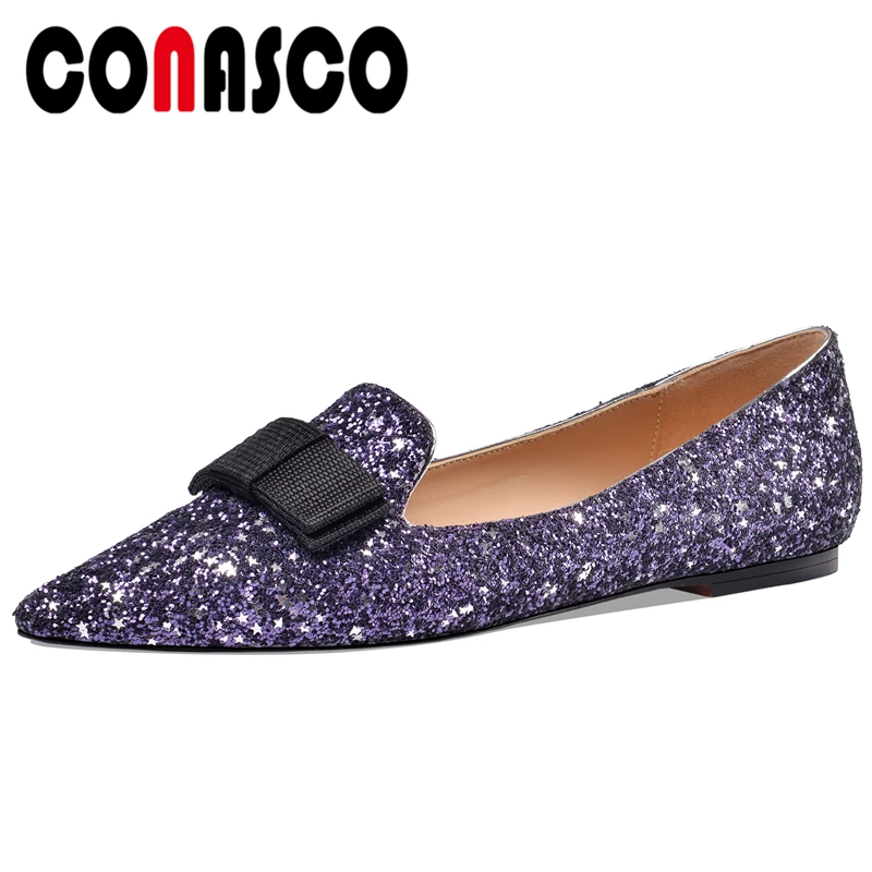 CONASCO 2020 spring summer New arrival Sexy elegant Women Wedding Party Flats star blingbling Pointed Toe shallow Shoes Woman
CONASCO 2020 spring summer New arrival Sexy elegant Women Wedding Party Flats star blingbling Pointed Toe shallow Shoes Woman