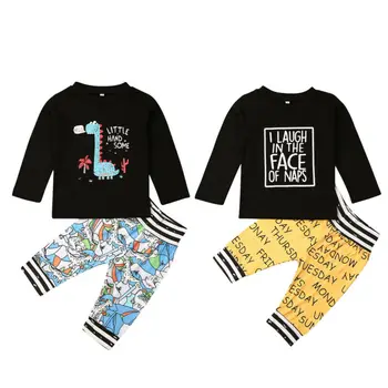 Autumn Winter Toddler Baby Boys Clothes Long Sleeve Tops T-Shirt Blouse Cute Printing Pants 2Pcs Outfits Set Casual Boys Costume 
Autumn Winter Toddler Baby Boys Clothes Long Sleeve Tops T-Shirt Blouse Cute Printing Pants 2Pcs Outfits Set Casual Boys Costume