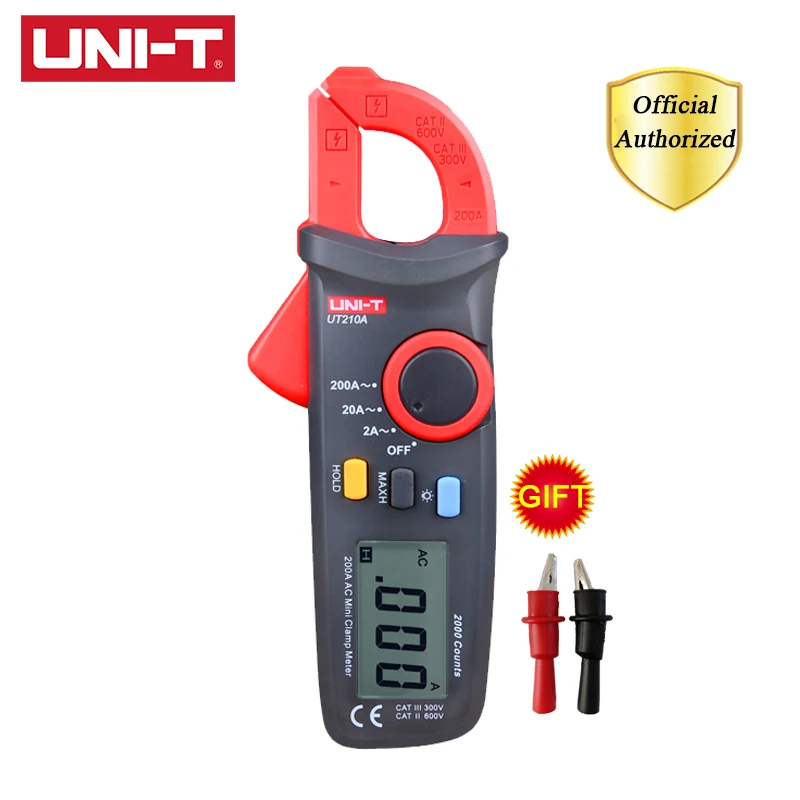 UNI-T UT210A/UT210B/UT210C/UT210D/UT210E True RMS Digital Clamp Meters AC/DC Capacitance Tester Non Contact Multimeter
UNI-T UT210A/UT210B/UT210C/UT210D/UT210E True RMS Digital Clamp Meters AC/DC Capacitance Tester Non Contact Multimeter