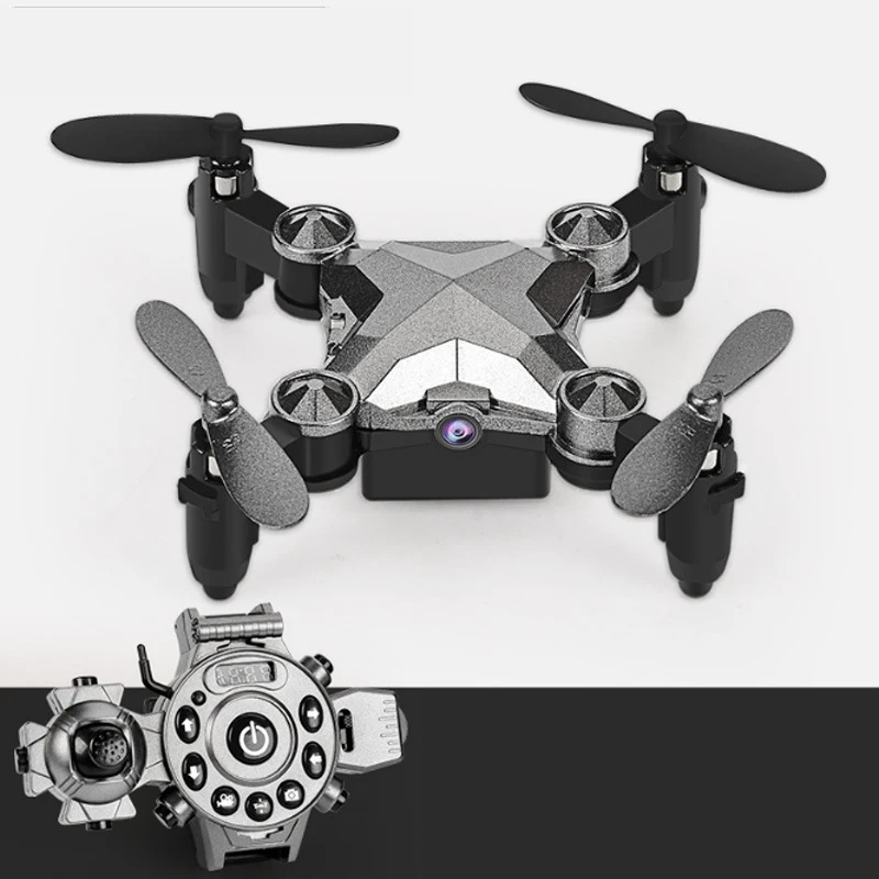 Smart Watch Remote RC Helicopter Mini Aircraft Quadcopter Upgrade High Quality RC Drone WIFI Camera Flashing Light Toys for Kids
Smart Watch Remote RC Helicopter Mini Aircraft Quadcopter Upgrade High Quality RC Drone WIFI Camera Flashing Light Toys for Kids