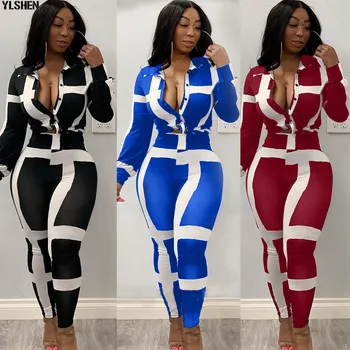 2020 Sexy 2 Two Piece Set Women Tracksuit Clothing Fashion Crop Tops and Pants Print African Style 2 Piece Sets Outfits Suits
2020 Sexy 2 Two Piece Set Women Tracksuit Clothing Fashion Crop Tops and Pants Print African Style 2 Piece Sets Outfits Suits
