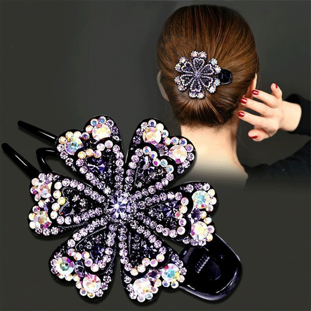 2022 New Hot Crystal Hairpin Women Hairclip Top Side Clip Rhinestones Duckbill Clip Hair Jewelry Wedding Girl Hair Styling Tools
2022 New Hot Crystal Hairpin Women Hairclip Top Side Clip Rhinestones Duckbill Clip Hair Jewelry Wedding Girl Hair Styling Tools