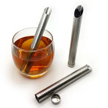 Portable Stainless Steel Loose Leaf Tea Maker Infuser Strainer Cup Pipe Filter Tea Maker Infuser Strainer Cup Pipe Filter Tea Ma
Portable Stainless Steel Loose Leaf Tea Maker Infuser Strainer Cup Pipe Filter Tea Maker Infuser Strainer Cup Pipe Filter Tea Ma