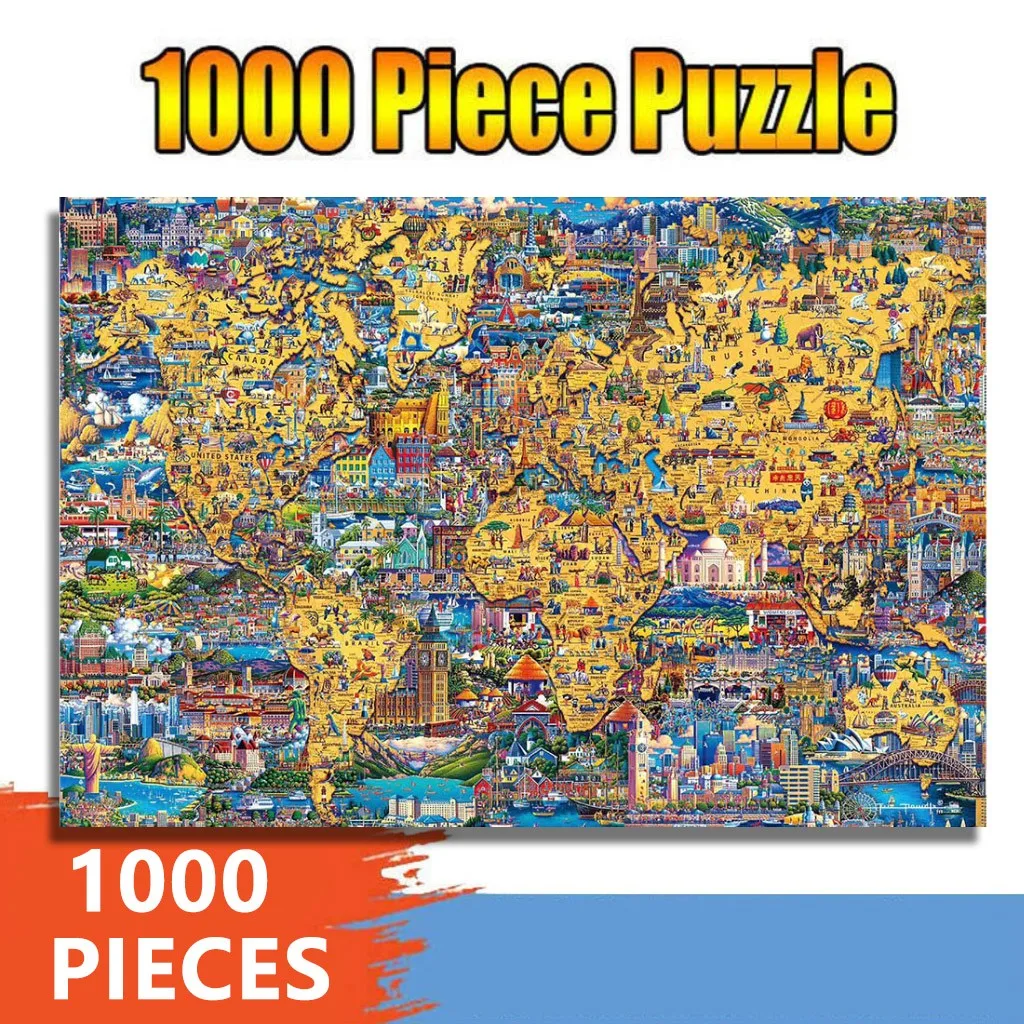Adults Puzzles 1000 Piece Large Puzzle Game Interesting Toys Personalized Gift
Adults Puzzles 1000 Piece Large Puzzle Game Interesting Toys Personalized Gift