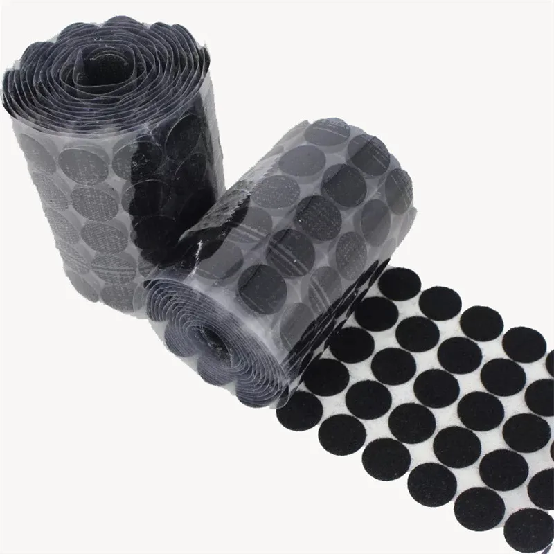 100Pairs Self Adhesive Fastener Tape 10/15/20/25/30mm Strong Glue Dots Sticker Hook and Loop White Black Round Coins Nylon Tape 
100Pairs Self Adhesive Fastener Tape 10/15/20/25/30mm Strong Glue Dots Sticker Hook and Loop White Black Round Coins Nylon Tape