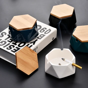 Office home fashion ceramic ashtray ashtray european-style solid geometry ashtray E personality 
Office home fashion ceramic ashtray ashtray european-style solid geometry ashtray E personality