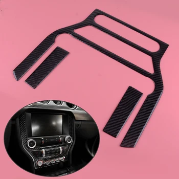 DWCX 3Pcs Carbon Fiber Black Car Multi-media Console Panel Sticker Cover Trim Moulding Fit for Ford Mustang 2015 2016 2017
DWCX 3Pcs Carbon Fiber Black Car Multi-media Console Panel Sticker Cover Trim Moulding Fit for Ford Mustang 2015 2016 2017