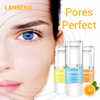 LANBENA Makeup Base Essence Pores Perfect Anti-aging 24K-Gold Brighten Foundation Cosmetic Makeup Base Essence TSLM1
LANBENA Makeup Base Essence Pores Perfect Anti-aging 24K-Gold Brighten Foundation Cosmetic Makeup Base Essence TSLM1