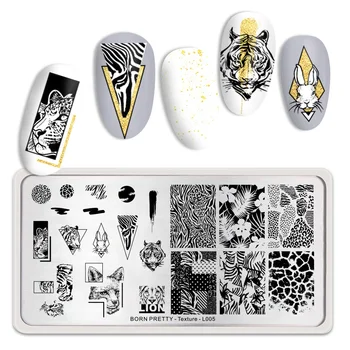 BORN PRETTY Cheetah Lion Leopard Print Pattern Nail Stamping Plates Texture Theme Steel Template Stamp Nail Art DIY Design
BORN PRETTY Cheetah Lion Leopard Print Pattern Nail Stamping Plates Texture Theme Steel Template Stamp Nail Art DIY Design