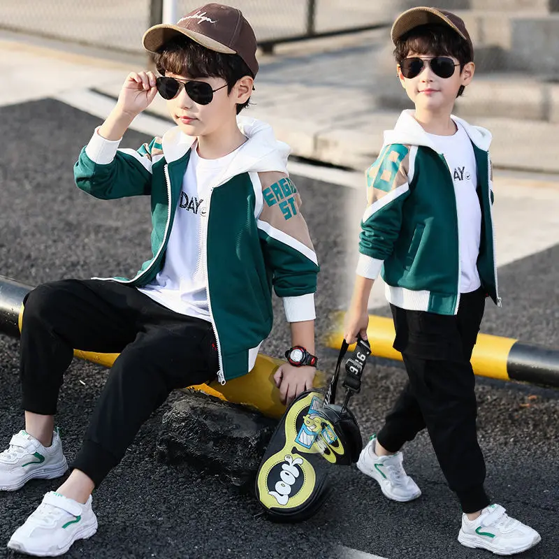 BOY'S Coat Spring And Autumn 2019 New Style Jacket Cardigan Western Style Baseball Uniform Children Big Boy Korean-style Casual
BOY'S Coat Spring And Autumn 2019 New Style Jacket Cardigan Western Style Baseball Uniform Children Big Boy Korean-style Casual