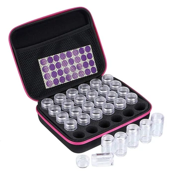 Fashion Durable EVA 30 Grids Shock-proof Portable Storage Bag For Diamond Painting Cross Stitch Beads Bottle
Fashion Durable EVA 30 Grids Shock-proof Portable Storage Bag For Diamond Painting Cross Stitch Beads Bottle